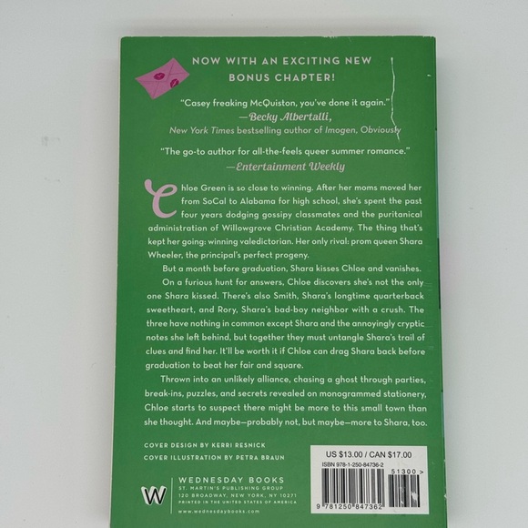I Kissed Shara Wheeler: a Novel by Casey McQuiston - Paperback - Picture 2 of 3